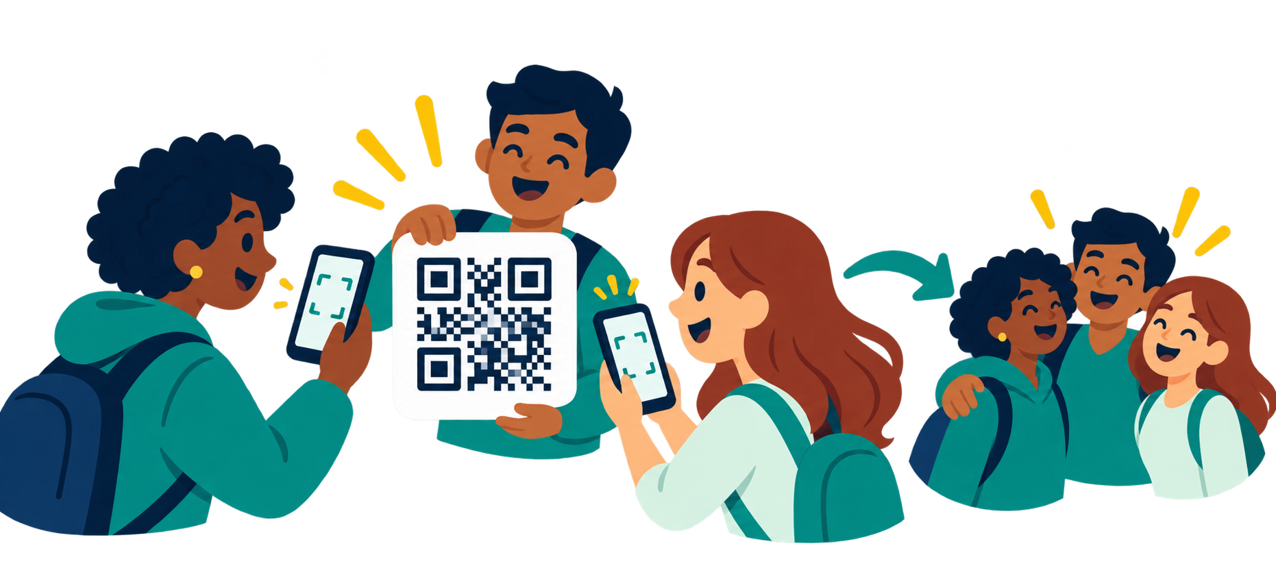 Create a group and invite people
